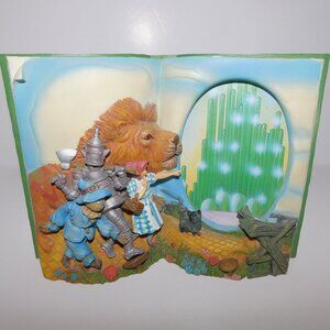 Vintage The Wizard of Oz 3D Storybook Picture Frame 9" x 6.25" Dorthy Lion